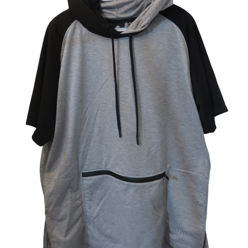 akademiks Hooded Short-Sleeve Sweatshirt, size XXL